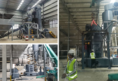 15T/H Dolomite powder grinding line in Sri Lanka